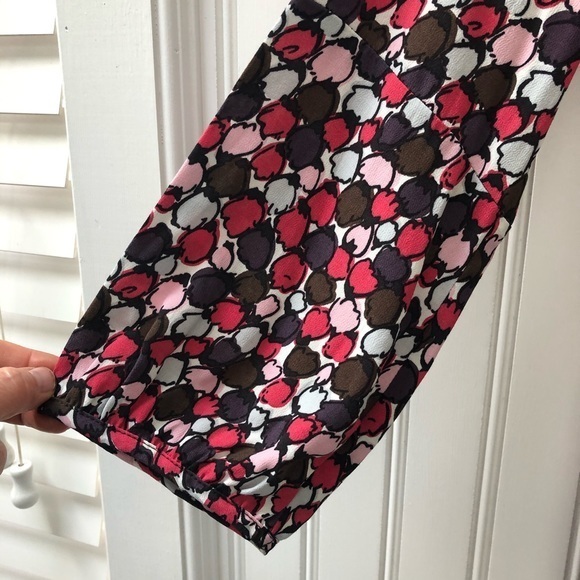 Boden WH254 Dot Printed Crepe Fit & Flare Dress… - Picture 6 of 8